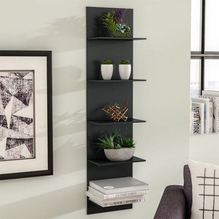 Adorable Wall Mounted Wooden Shelves Floating Shelves, Book Shelf