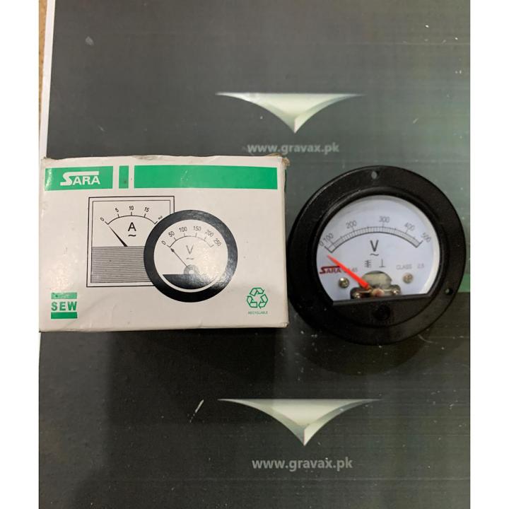 DH-65 Round AC  Voltmeter  500v Pointer Voltmeter/Analog Voltage meter