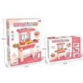 2 In 1 Kitchen Little Kitchen set Pretend Play set with Trolley Suitcase. 