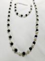Bracelet and Necklace Combo of Chain, Beads | Elegant Bracelet And Necklace Combo With Extension | Unique Fashion Accessories For Women | Beautiful and Lightweight Jewelry. 