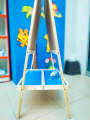 Odeez 3 in 1 Learning Easel for Kids White Board Double Sided with Accessories for Kids. 