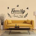 Gadgets Family Wall Art Decal Motivational Black Vinyl Stickers for Home or Room Decoration. 
