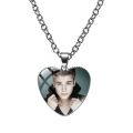 Famous Justin Bieber Chain Necklace Plated Necklace Heart Jewellery Handmade Cool For Men. 