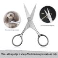 Professional Stainless Steel Mustache & Beard Scissors – Pack of 2pcs Precision Facial Hair Cutting & Trimming Scissors for Men’s Grooming and Hair Care,mustache scissors set, stainless steel grooming scissors, beard trimmer scissors. 
