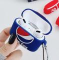 Pepsi Style Protective Case for Earpods Pro 3rd Generation Case And Cover. 