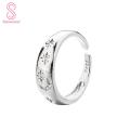 Engagement Ring Electroplating Creative Moon Stars Promise Ring. 