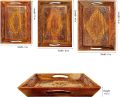 Pakistani Handcrafted Wooden Serving Tray with Elegant carving | Traditional Decorative Tea Tray | Handcrafted Wooden Serving Platters | Traditional Pakistani Cutwork serving Trays | Hadi wood craft. 