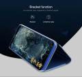 Luxury Clear View Mirror Flip Case for Samsung Galaxy S8 with Stand and Protection. 