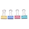 10/20 Pcs Paper Clip Foldback Metal Binder Clips Black Grip Clamps Office School Stationery Paper Document Clips Stationery Clip. 