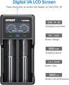 Universal Battery Charger XTAR VC2SL LCD Display Speedy Smart Charger for Rechargeable Batteries Ni-MH Ni-Cd AA AAA Li-ion IMR. 