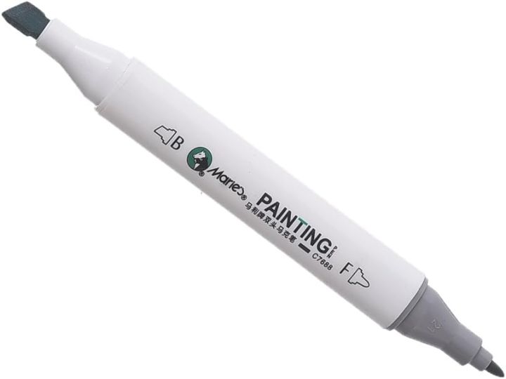 Marie's Alcohol Markers Dual Tips Permanent Art Markers Pen GY 323 for Kids & Adult, Alcohol-Based Highlighter Pen Sketch Markers for Painting, Coloring, Sketching and Drawing