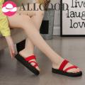 【ALLGOOD】Summer Sandals Flip Flops Can Be Worn Outside Flat Cute Vacation Beach Shoes Women's Slippers. 