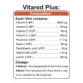 Vitared Plus Syrup By Phlox Pharma  Comprehensive Nutritional Support for Immune Boost, Energy, Metabolism & Mood Enhancement. 