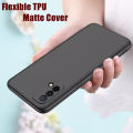 OPPO A95 A74 F19 Black Soft TPU Silicone Back Cover Case. 