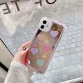INS Korean New Multiple Color Cute Love Mirror Phone Case For iPhone 13 12 11 Pro Max Mini XS Max XR X 8 7 6 6S Plus Back Cover. 