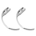 2Pcs Security Tag Handheld Wear-resisting Aluminium Alloy Labor-saving Pin Opener for EAS Hard Tag. 