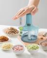 Manual Chopper Hand Operated - Manual Hand-Powered Food Chopper Machine for Meat , Vegetables - Kitchen Gadgets - Chopper Machine hand pump - Kitchen accessories. 