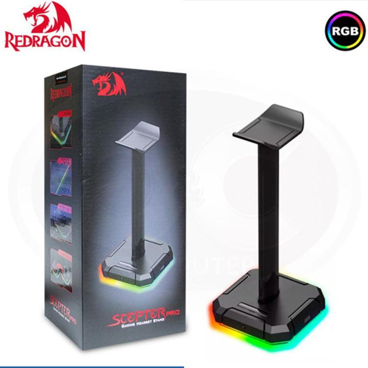 Redragon Scepter Pro RGB Backlit Gaming Headphone Stand with