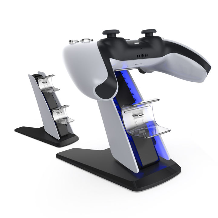 ENRG - DOBE Dual Vertical Dual Shock Charging Stand for PlayStation PS5 Fast Charging Station Dock with Type-C Charging Cable for Sony PS5 Controller