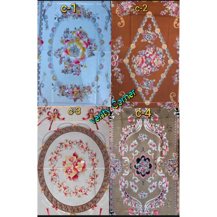 3D Fancy Plastic Dastarkhwan/Table Cloth Sheet To Cover Your Table 3X5 Feet-Protect Your Table From Scratches and Dust-Best Kitchen Item for Birthday and Valentine's day Parties