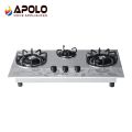 APOLO Manual Stove / Hob - Model 305 - 3 Burner - 100% Pure Stainless Steel Top - Rust Proof - 14 Days Return Warranty. 