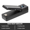 Rechargeable Sealing Machine, Portable Household USB Charging Sealing Clip, Snack Bag Mini Heat Sealing Machine, Plastic Bag Sealer. 