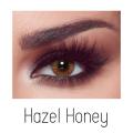 Bella Hazel Honey Color Contact Lenses for Weak Eyesight (-0.50 to -4.00 Power) with FREE KIT (100% Original). 