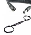 DC male female adapter 2.1 power cable connector DC jack cable. 