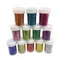 12 Bottles Glitter Powder Sequins Loose Eye shadow Glitter Powder Shakers for Slime Scrap booking Holiday Crafts Face Body Nail Art. 