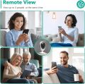 Wansview WiFi IP Camera, 1080P Baby Camera K5, Pet Camera Monitor Wireless Home Security Camera with Motion Detection 2-Way Audio Night Vision, Works with Alexa (White). 