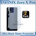 Infinix Zero X Pro Back Matte Protection Soft Skin Sheet Soft Film Protection For Infinix Zero X Pro - 2Pcs. 