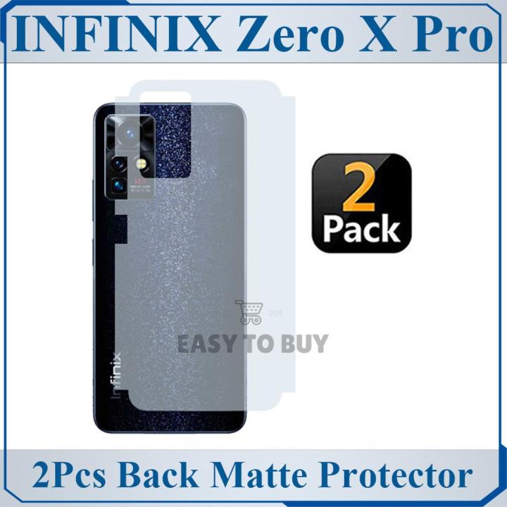 Infinix Zero X Pro Back Matte Protection Soft Skin Sheet Soft Film Protection For Infinix Zero X Pro - 2Pcs