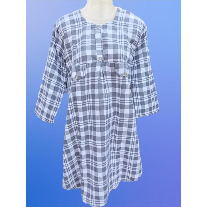 Stitched check shirt Duaz Collection