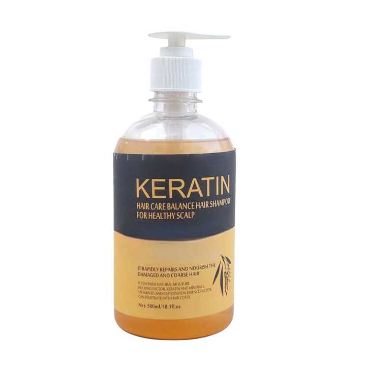 New Keratin Hair Care Balance Hair Shampoo 500ml