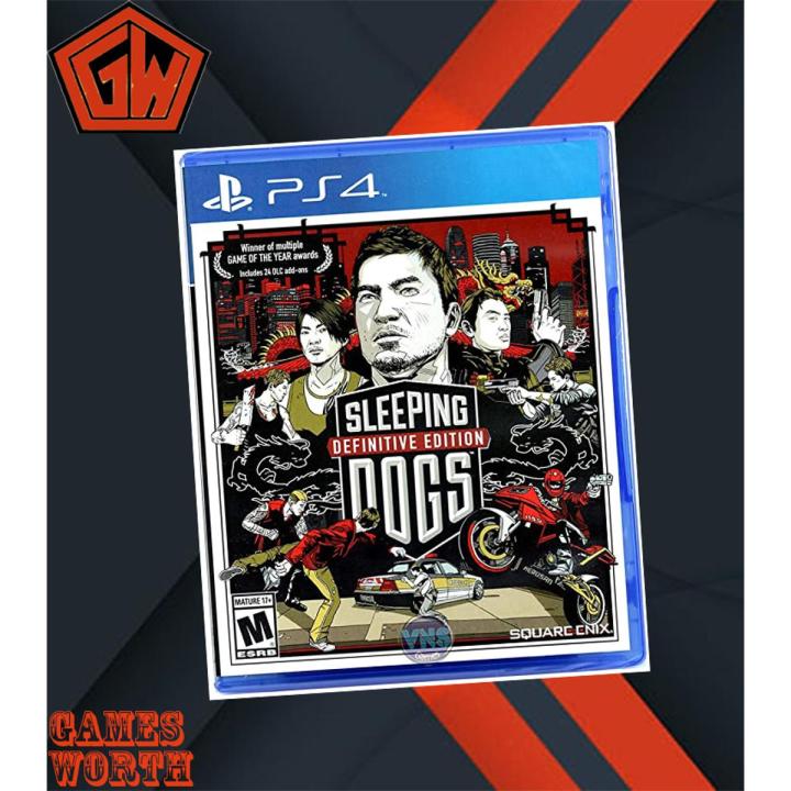 PLAYSTATION 4 DVD SLEEPING DOGS DEFINITIVE EDITION PS4 GAME