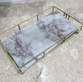Makeup Organizer Bathroom Tray Lipstick Perfume Cosmetic Skin Care Product Storage Tray Finishing Table Tray. 