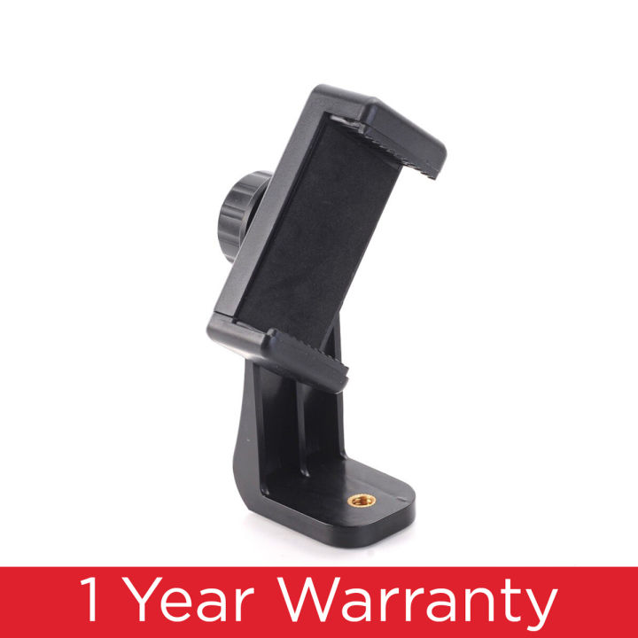 Energy - ENRG Tripod Mount Adapter Cell Phone Clipper Holder Vertical 360 Stand