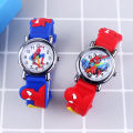montrgio gift student relo boy rubber strap Elsa children's watch cartoon Frozen quartz watch spiderman children's clock school e. 