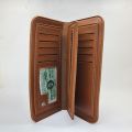 Genuine Leather Long Wallet for Men by dunbollu | Stylish Clutch Bag, Male Purse, Money Clips, Money Bag | High-Quality Genuine Leather | Trendy and Functional Men's Long Wallet for Extra Storage. 