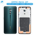 Oppo Reno 2F Housing Middle Frame With Side Button and Camera Lens Complete Body Casing Replacement For Reno 2F - Green. 