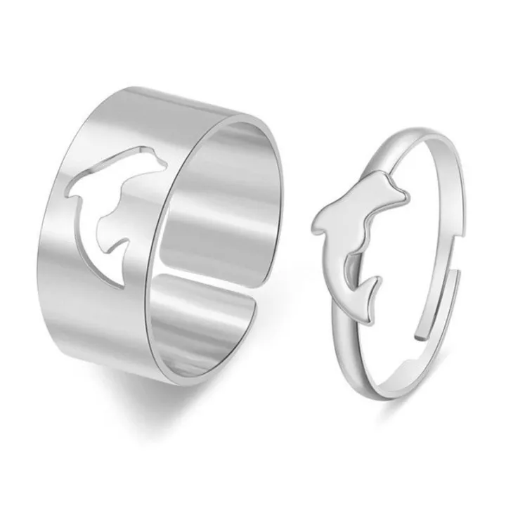 Trendy%20Dolphin%20Shape%20Couple%20Rings%20For%20Girls%20and%20Boys%20-%20Image%202