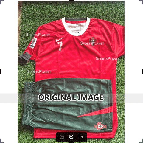 Kids Portugal C Ronaldo T- Shirt and Short Kit Football 2024 Jersey