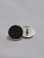50Pcs of XOXO Shrank Buttons For Coat-KISS Buttons For Formal Wear-Alloy Kundi Button For Coat - Black Coat Buttons. 