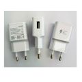 EU 2 Pin Plug EP-TA20 Fast Charging Travel Adapter For Samsung & Other Android Smart Phones - White. 