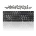 Silicone Keyboard Cover Compatible Newest MacBook Pro with Touch Bar 13 Inch and 15 Inch (A1989 / A1706, A1990 / A1707) 2019 2018 2016 2017 Release with Touch ID, Laptop Keyboard Cover. 