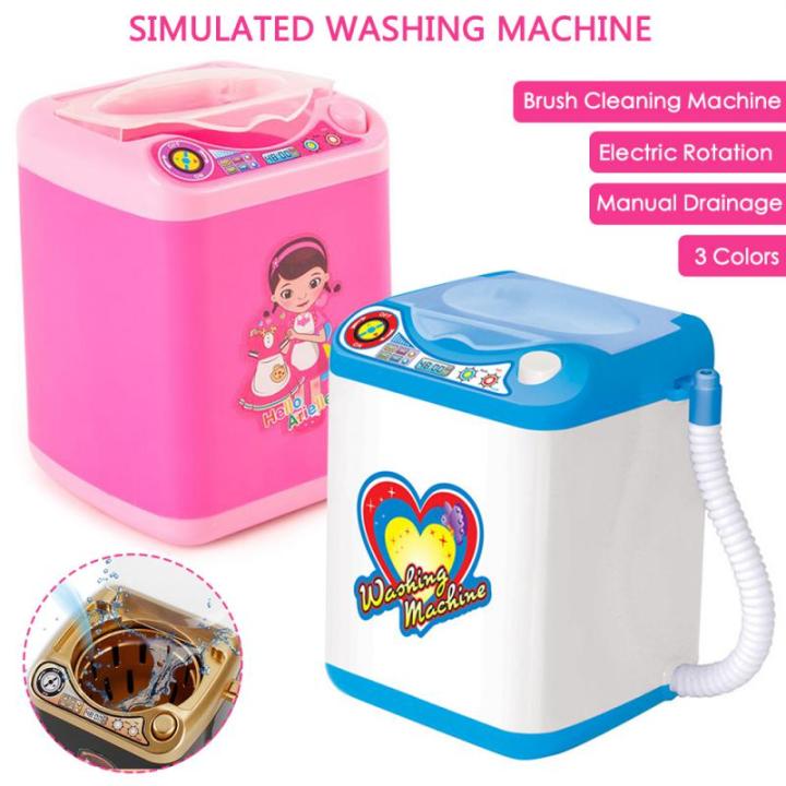 【Nine Dan Store】1pcs Mini Washing Machine Makeup Cleaner Make Up Powder Puff Cleaning Makeup Sponge Clean Tool