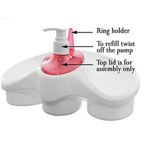 Kitchen%20Tool%20Sink%20Organizer%20Sponge%20Holder%20For%20Kitchen%20Tidy%20Soap%20Dispensing%20Sponge%20Holder%20-%20Plastic%20-%201%20Pc%20-%20Image%204
