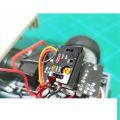1x Mini Gyro Gyroscope for WPL D12 1/10 Steering Output Integrated Compact & 4PCS Metal Combiner Wheel Hub Hex Adapter. 