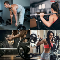 7ft Heavy Duty Strength Training Barbell - 7 ft 2-inch Olympic Weighted Solid Steel Bar Barbell, for Weightlifting/Bench Press/Deadlift and Power Lifting Strength Training, with Rotating Sleeve, Home Gym. 