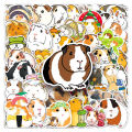 51Sheets Cute Cartoon Guinea Pig Graffiti Sticker Kawaii Aesthetic Stickers Laptop Notebook Suitcase Cup DIY Decoration StickersNIUMAO. 